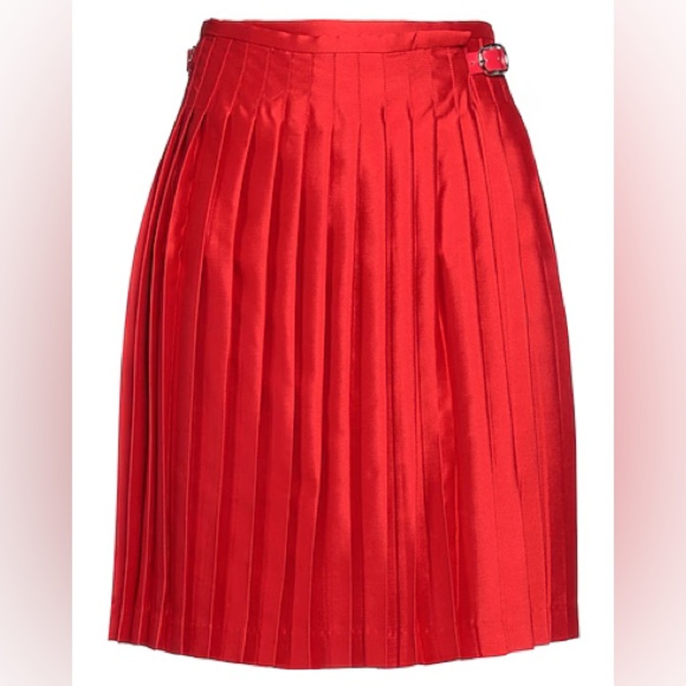 NWT HAI Red Pleated Skirt - Xs